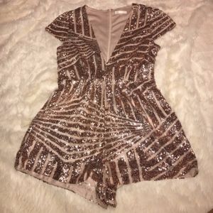 Sequin Romper
